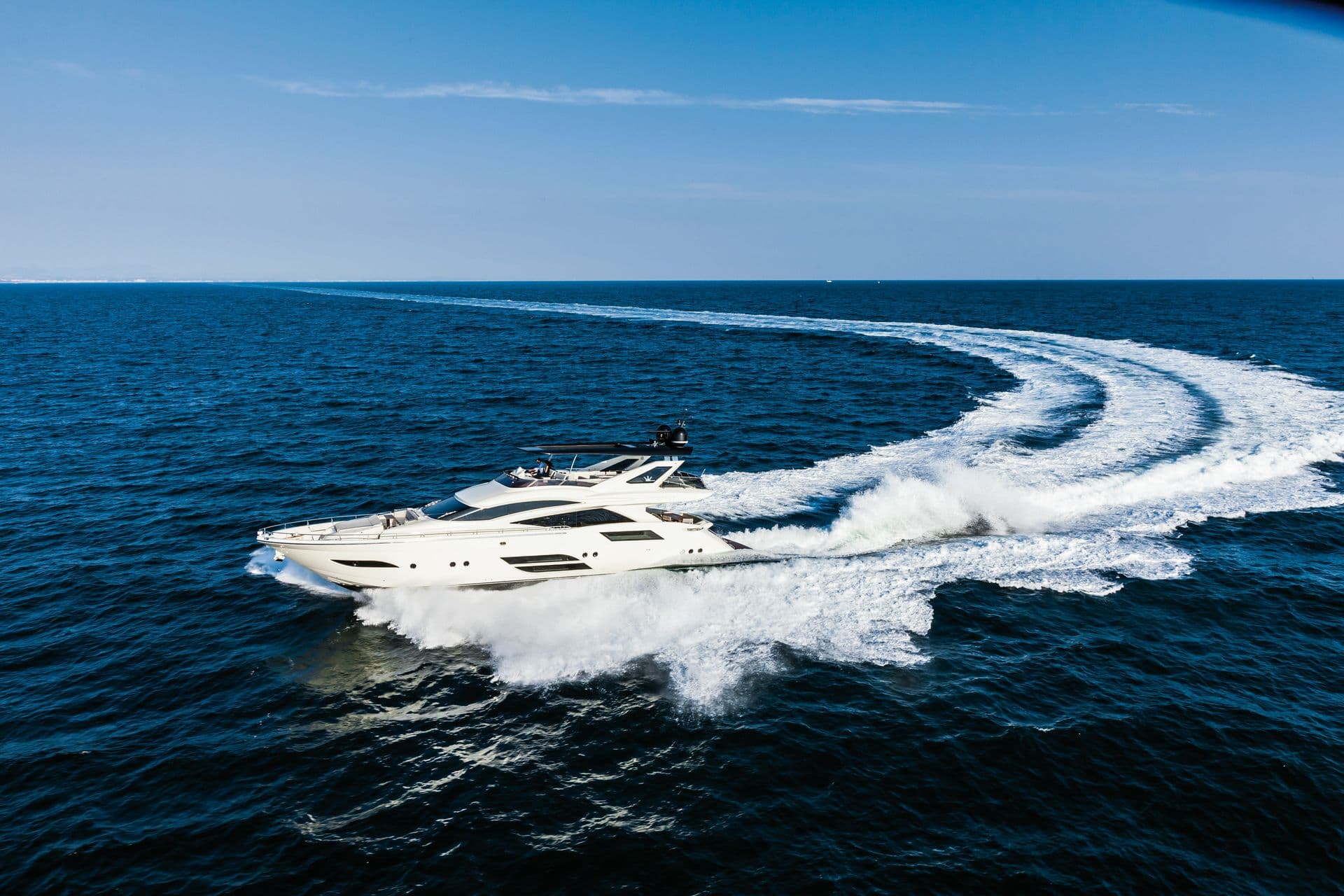 Marine Digital 360 marine marketing agency — luxury yacht cruising on open blue ocean water